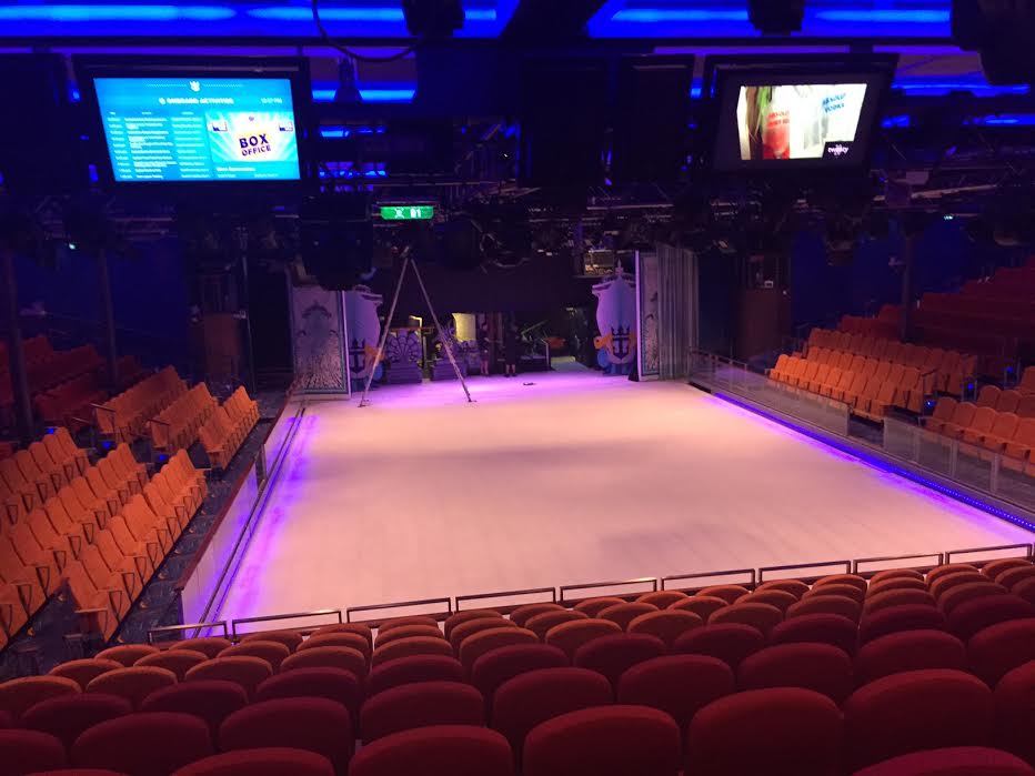 The largest cruise ship has an Ice Rink