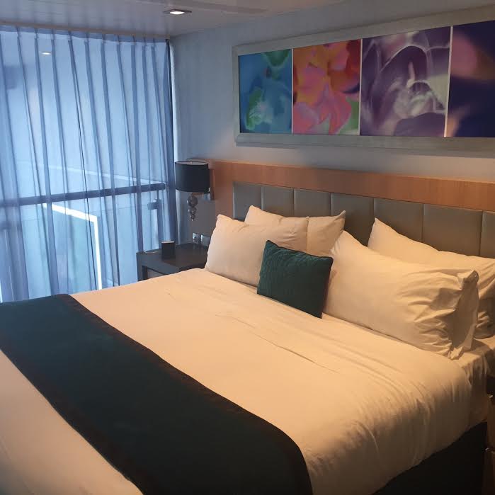 Tour of the Harmony of the Seas Sky Suite Bedroom